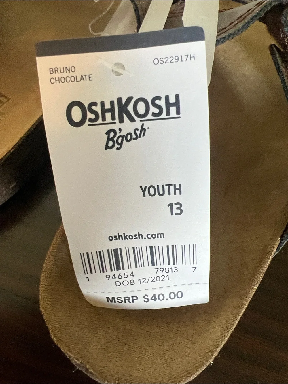 Osh Kosh sandal Little Kid Sz 13 NWT